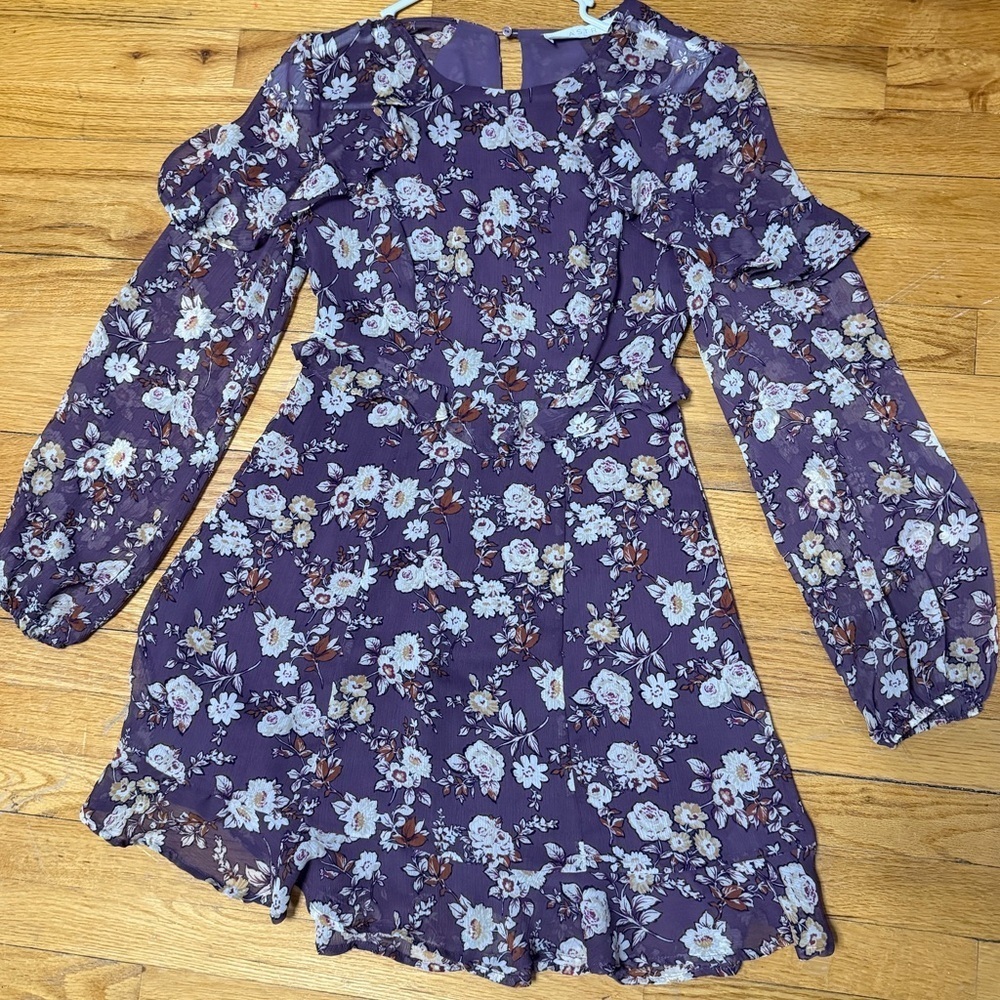 Astr Ruffle Floral Print Dress #0048 - Picture 8 of 8